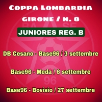 Calendari Girone di COPPA LOMBARDIA • Prima Squadra e Juniores Regionale