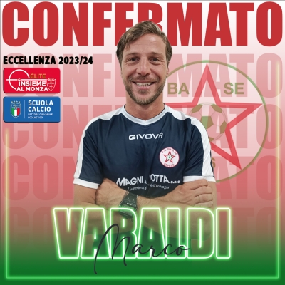 ECCELLENZA stagione sportiva 2023/24 •  Al timone della squadra confermato Mister MARCO VARALDI