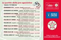 PRE-AGONISTICA • Il programma di oggi