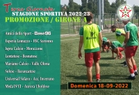 PROMOZIONE ✔ Domenica 18 settembre la terza giornata di campionato