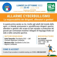 SERATA FORMATIVA “ALLARME CYBERBULLISMO” • FIGC LND Lombardia