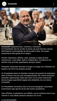 Addio al Presidente della società “BRIANTEA 84”