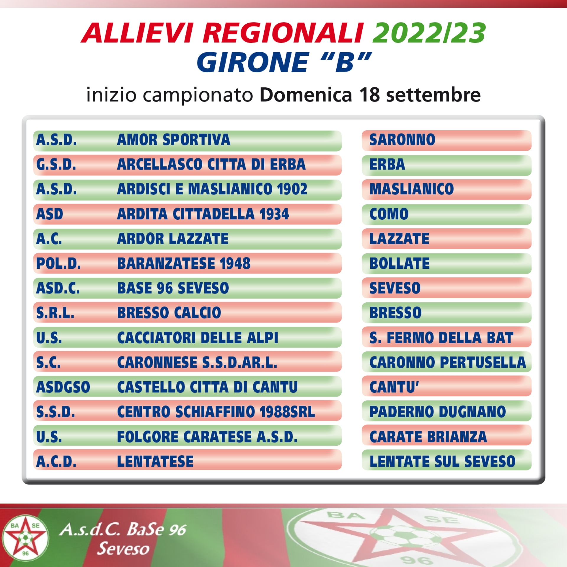 Scheda Leon - Allievi Regionali U17 Girone C Lombardia - 2022-23